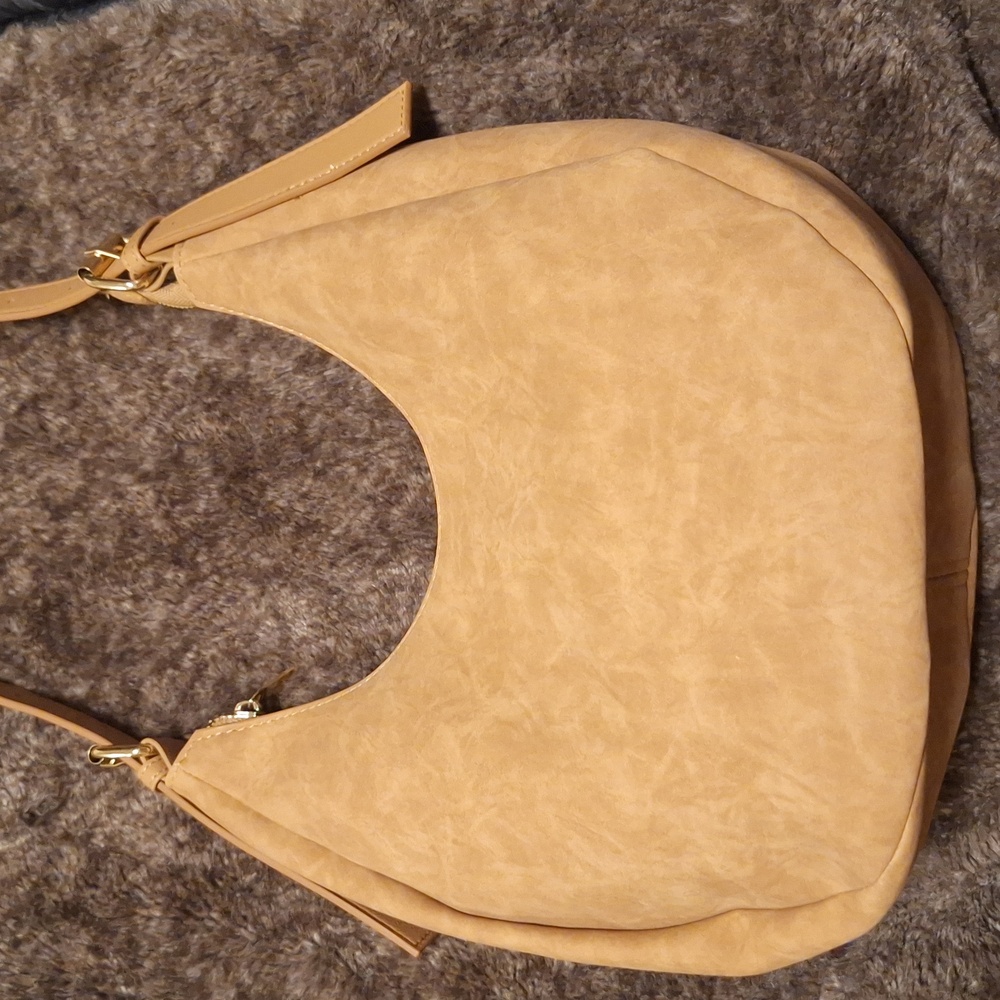 4th & Reckless Una Faux Suede Crescent Bag ($60 Value)